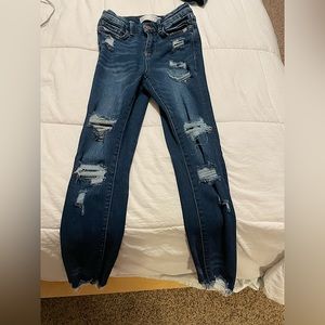 Blue Ripped Skinny Jeans 💙✨